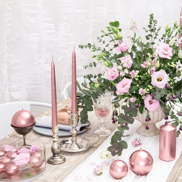 Ljus - 10-pack - Roséguld Ljus - 10-pack - Roséguld