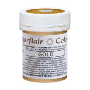 Sugarflair Chokladf�rg  Guld (Gold) 35g