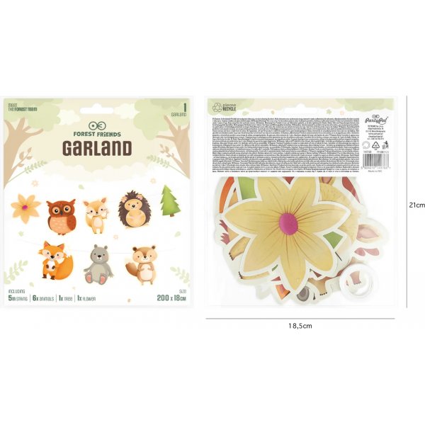 Girlang - Skogens vnner - 200 cm