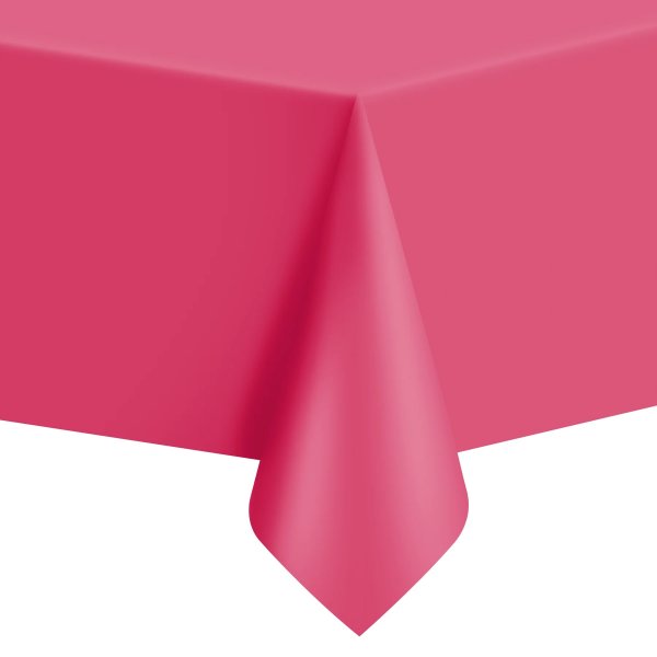 Bordsduk m�rkrosa, 137cm x 274cm