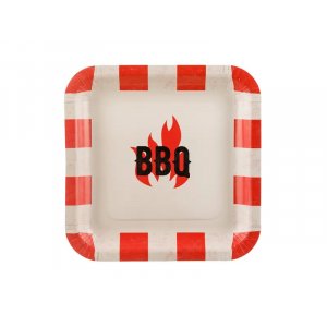Papptallrikar - BBQ - Grill - 6-pack - 26 cm