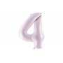 Sifferballong 0-9, pastellf�rgad lila 72cm