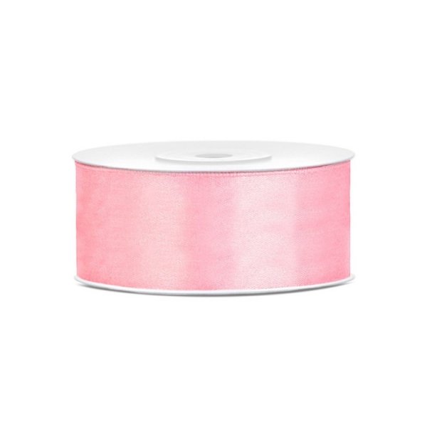 Sidenband, Satinband Rosa 25mm
