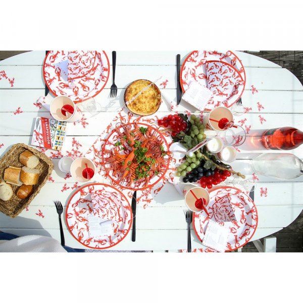 Cake Topper - Krftskiva - Rdmetallic