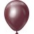 Miniballonger enfrgade - Premium 13 cm - Burgundy Chrome - 25-pack
