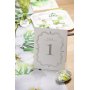 Bordsnumrering - Vintage White - 10 st