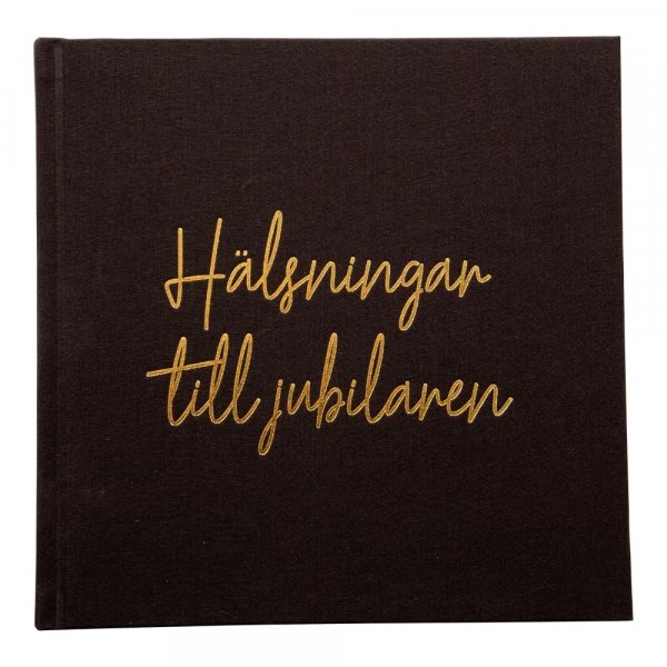 G�stbok - H�lsningar till jubilaren