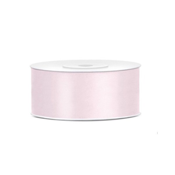 Sidenband, Satinband Puderrosa 25 mm