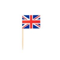 Party Picks - Union Jack - 50-pack