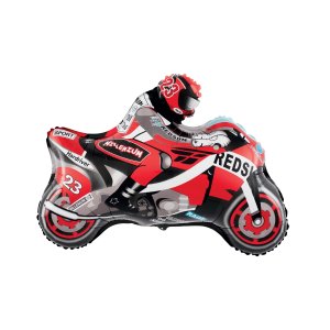 Folieballong - Racing - Motorcykel - 66x53 cm Folieballong - Racing - Motorcykel - 66x53 cm