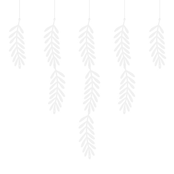 Girlang - Blad - Vita