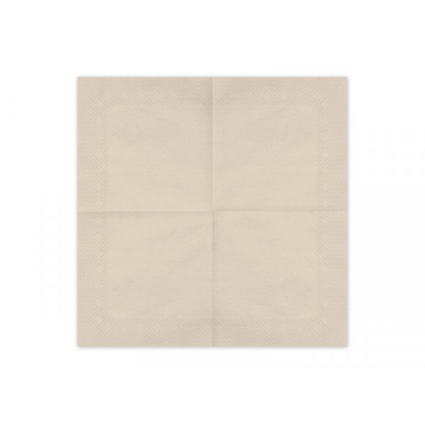 Pappersservetter - Beige