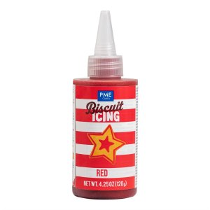 F�rdig glasyr/Buscuit Icing - R�d - PME - 120g