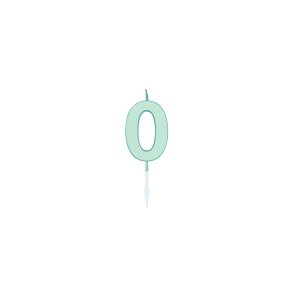 T�rtljus - Pastell Mint - 4,5 cm