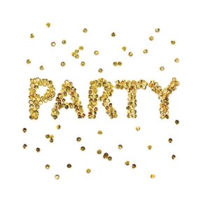 Servetter Party Guld
