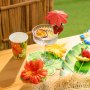 Drinkparaplyer - Mixade f�rger - 10 cm - 10 st