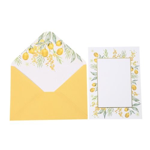 Inbjudningskort - Blommor - 10-pack