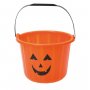Halloweenkl�der demon och pumpa hink, set