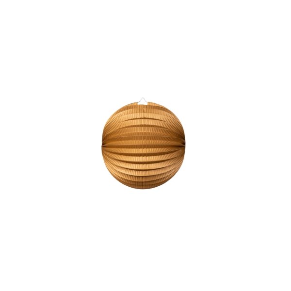 Lykta - Papper - Guld Metallic - 25 cm Lykta - Papper - Guld Metallic - 25 cm