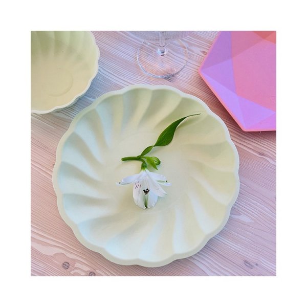 Tallrikar Rund Gr�n, Vert Decor