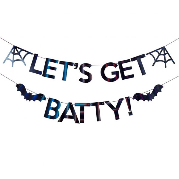 Girlang - Let\\\'s get Batty - Svart/Iridescent Girlang - Let\\\'s get Batty - Svart/Iridescent