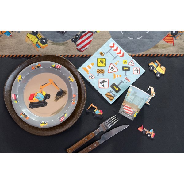 Papptallrik - Under construction - 10-pack Papptallrik - Under construction - 10-pack