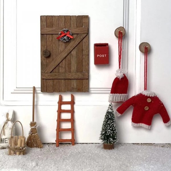 Nissedörr - Kit - 9 delar - Rustik trä Nissedörr - Kit - 9 delar - Rustik trä