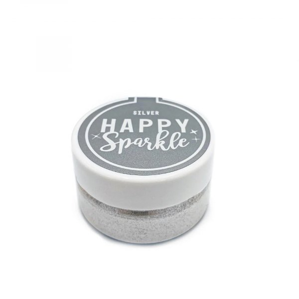 Ätbart glitter - Happy Sprinkles - Silver - 12 g Ätbart glitter - Happy Sprinkles - Silver - 12 g