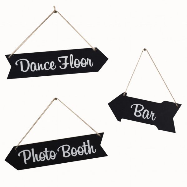 Vägvisarskyltar - Chalkboard - 3-pack Vägvisarskyltar - Chalkboard - 3-pack