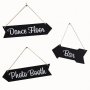 Vgvisarskyltar - Chalkboard - 3-pack