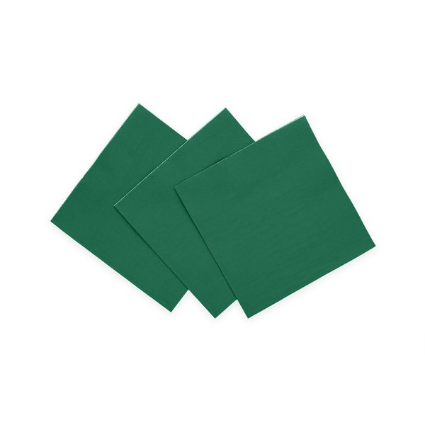 Små Servetter - Mörkgröna - 24x24 cm - 20-pack Små Servetter - Mörkgröna - 24x24 cm - 20-pack
