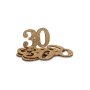 30 �r Bordsdekoration - Guld - 6-pack