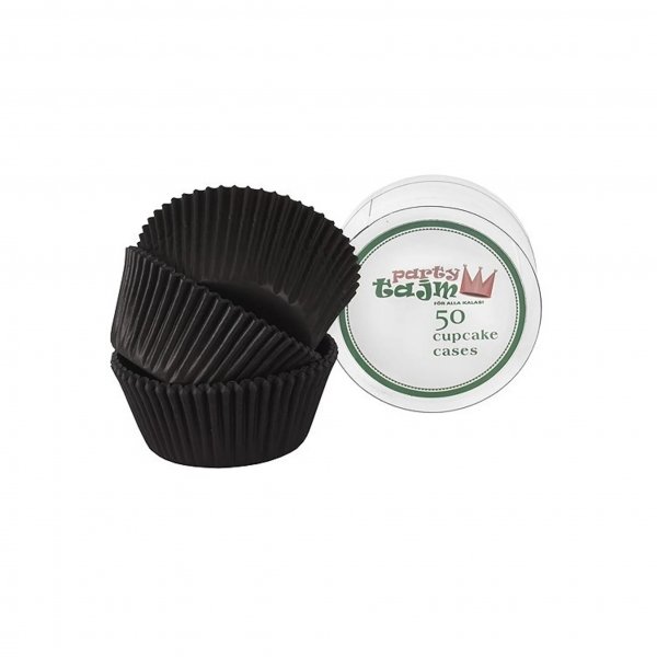 Muffinsformar - Svarta - 50-pack