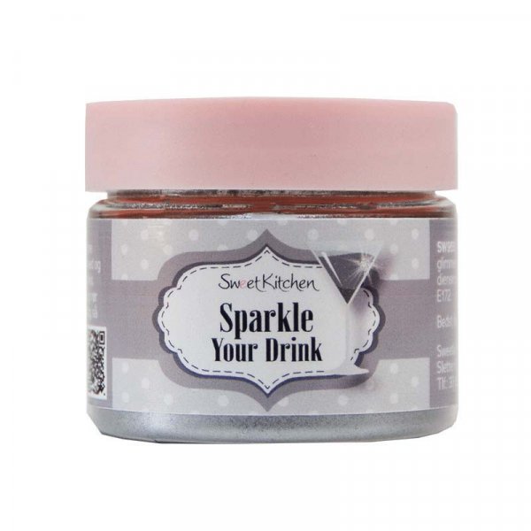 Drinkglitter - Sparkle Your Drink - Silver - SweetKitchen - 10 g