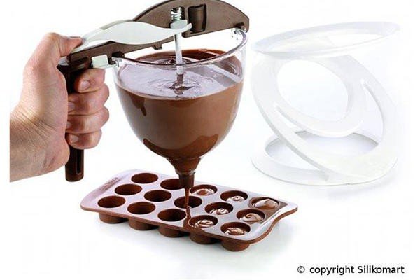 Chokladdoserare/Doseringstratt - SilikoMart
