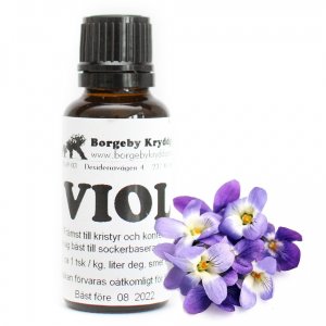 Arom - Borgeby Kryddgård - Viol - 25 ml Arom - Borgeby Kryddgård - Viol - 25 ml
