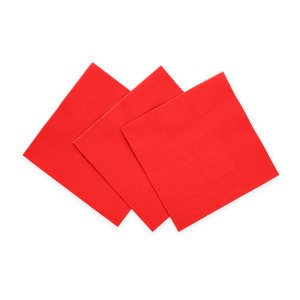 Servetter - R�da - 33x33 cm - 20-pack