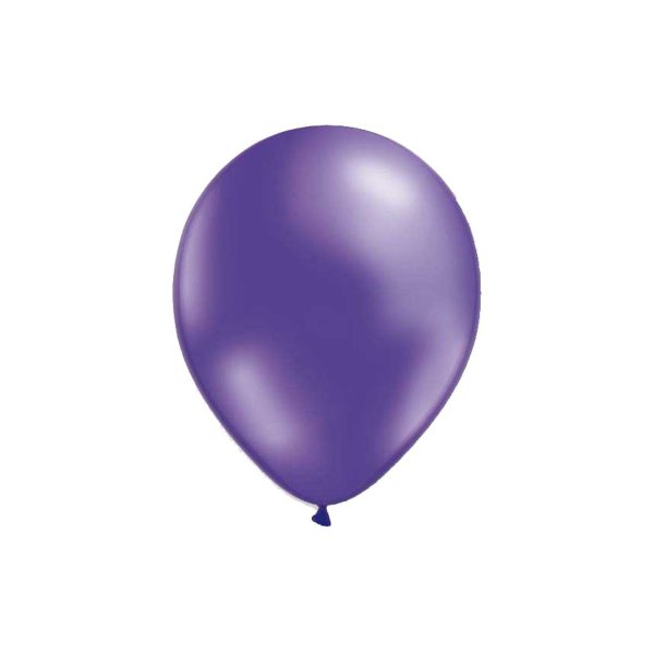 Ballonger - Metallic - Lila - 10-pack