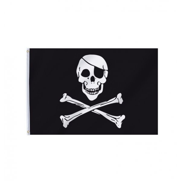 Flagga - Pirate Party - 90 x 150 cm Flagga - Pirate Party - 90 x 150 cm