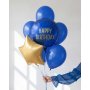 Folieballong - Happy Birthday - Marinbl�
