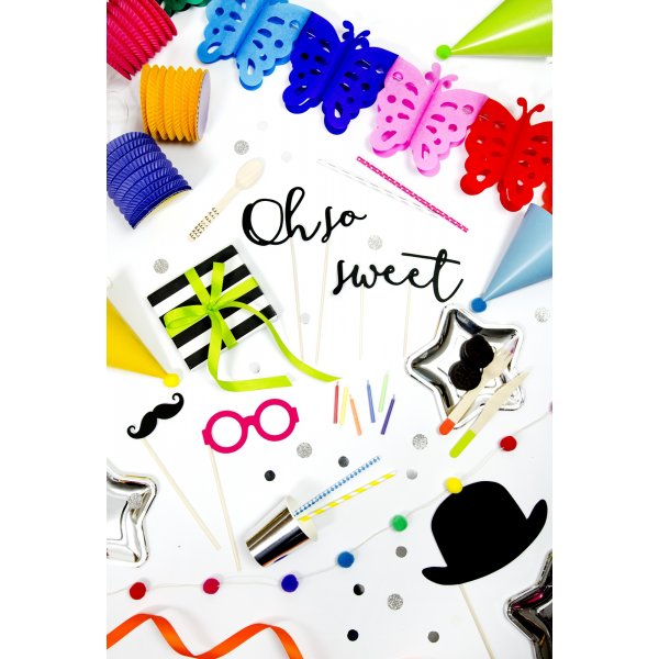 Sm tallrikar - Stjrna - Silver - 6-pack