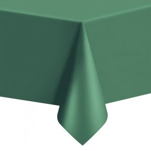 Bordsduk - Plast - Mörkgrön - ca 1,4 x 2,7m Bordsduk - Plast - Mörkgrön - ca 1,4 x 2,7m