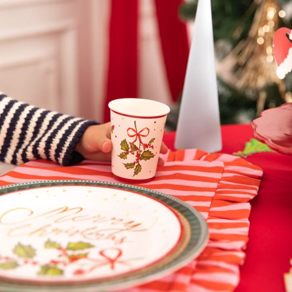 Pappmuggar - Merry Christmas - 220 ml - 10 pack Pappmuggar - Merry Christmas - 220 ml - 10 pack