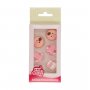 Sockerdekorationer Baby Rosa
