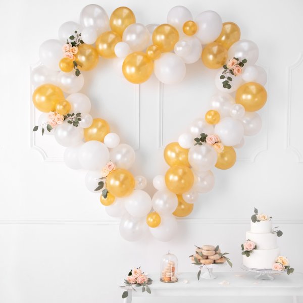 Miniballonger Pastell - Premium 12 cm - Vit - 10-pack Miniballonger Pastell - Premium 12 cm - Vit - 10-pack