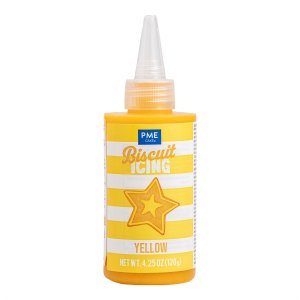 F�rdig glasyr/Buscuit Icing - Gul - PME - 120g