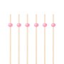 Snackspinnar/Drinkpinnar - Rosa - 12 cm - 25 st