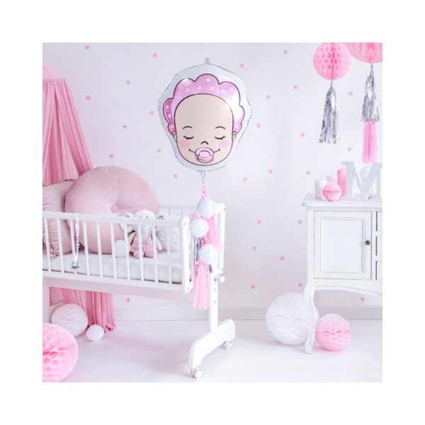 Folieballong Babyflicka