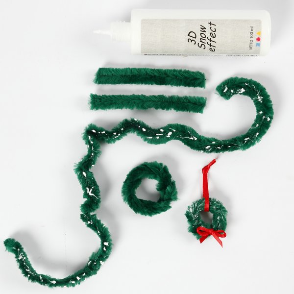 Piprensare - 30cm - Grn - 30cm lng