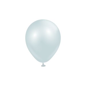 Miniballonger enf�rgade - Premium 13 cm - Aura Ice Blue - 25-pack